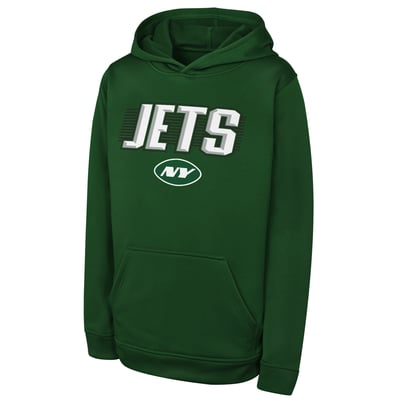 New York Jets Outerstuff Youth Sack Party Performance Hoodie - Green