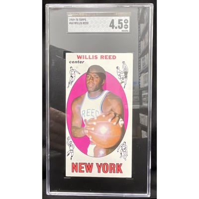 1969-70 Topps #60 Willis Reed RC SGC 4.5