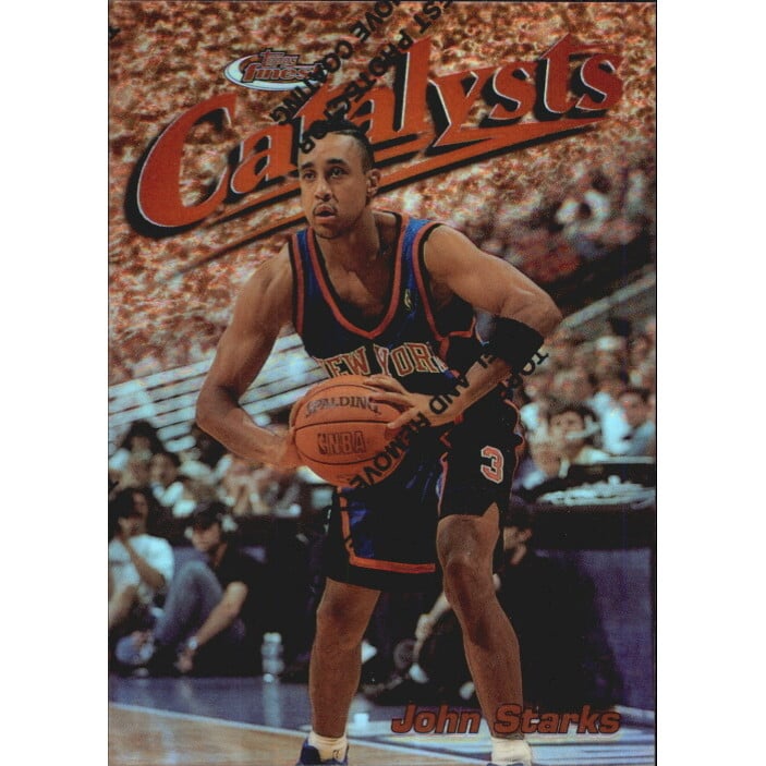 1997-98 Finest Refractors #88 John Starks B