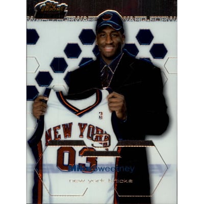 2002-03 Finest #186 Mike Sweetney XRC