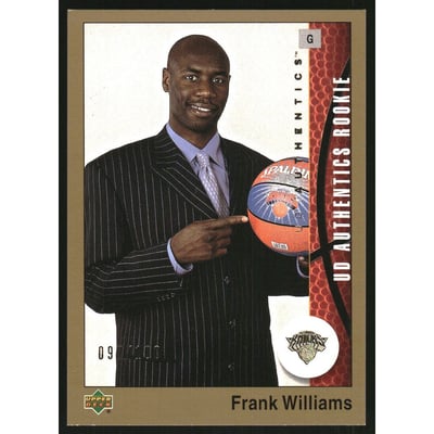 2002-03 UD Authentics Gold #109 Frank Williams