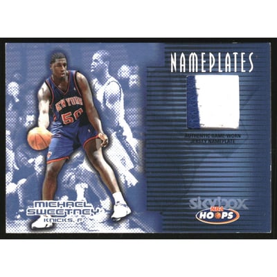 2004-05 Hoops Nameplates #MS Mike Sweetney/47