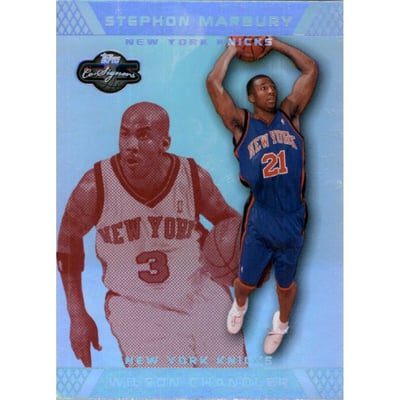 2007-08 Topps Co-Signers Silver Red Foil #75 Wilson Chandler/Stephon Marbury