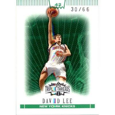 2007-08 Topps Triple Threads Emerald #42 David Lee