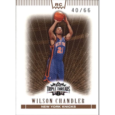 2007-08 Topps Triple Threads Sepia #125 Wilson Chandler