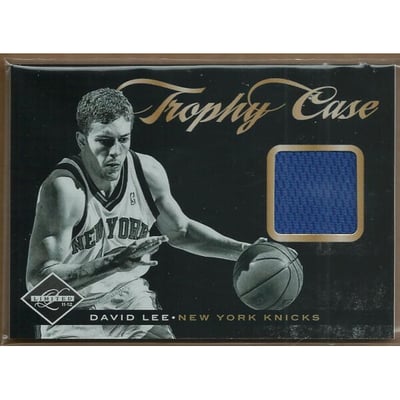 2011-12 Limited Trophy Case Materials #23 David Lee/99