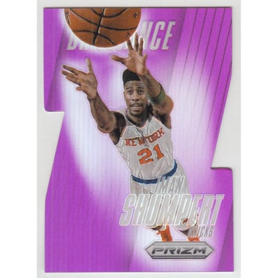 2013-14 Panini Prizm Brilliance Prizms Purple Die Cut #22 Iman Shumpert