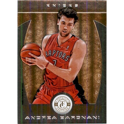 2013-14 Totally Certified Gold #76 Andrea Bargnani