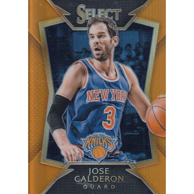 2014-15 Select Concourse Prizms Orange #71 Jose Calderon