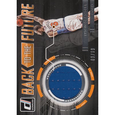 2015-16 Donruss Back to the Future Materials #47 Tyson Chandler/99