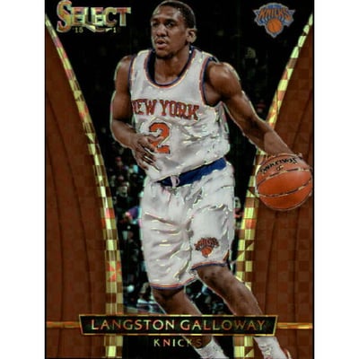 2015-16 Select Courtside Prizms Copper #277 Langston Galloway