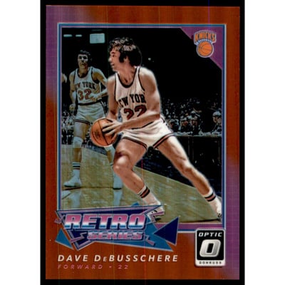 2017-18 Donruss Optic Retro Series Red #15 Dave DeBusschere