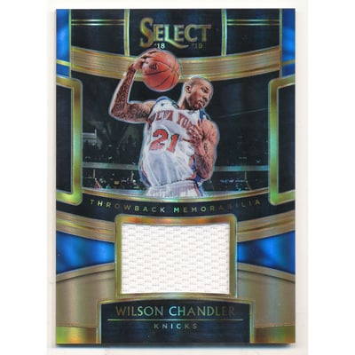 2018-19 Select Throwback Memorabilia Prizms Copper #36 Wilson Chandler