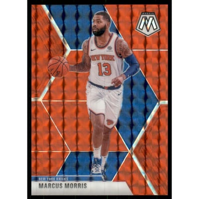 2019-20 Panini Mosaic Mosaic Choice Red Fusion #71 Marcus Morris Sr.