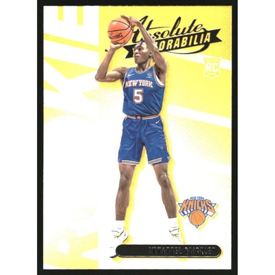 2020-21 Absolute Memorabilia Rookies Yellow #25 Immanuel Quickley
