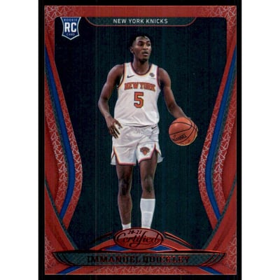 2020-21 Certified Mirror Red #176 Immanuel Quickley