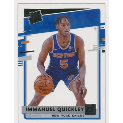 2020-21 Clearly Donruss Gold #77 Immanuel Quickley RR