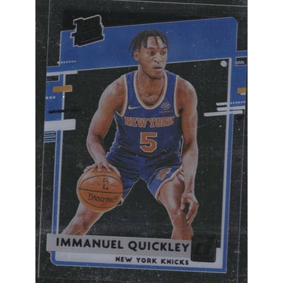 2020-21 Clearly Donruss Purple #77 Immanuel Quickley RR