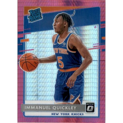2020-21 Donruss Optic Hyper Pink #175 Immanuel Quickley RR