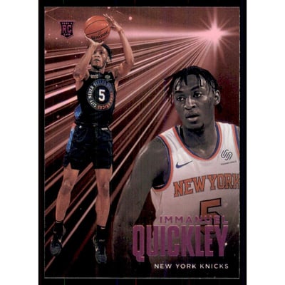 2020-21 Panini Chronicles Pink #207 Immanuel Quickley/Essentials