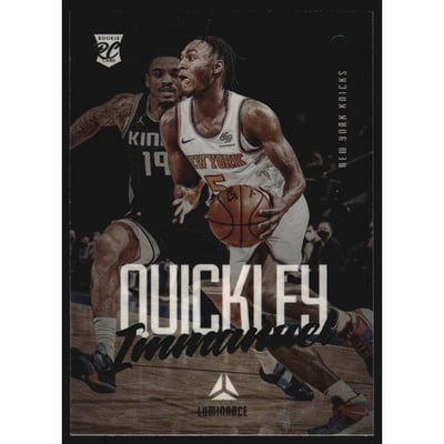 2020-21 Panini Chronicles Teal #140 Immanuel Quickley/Luminance