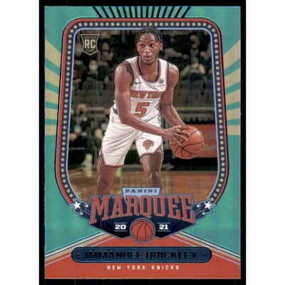2020-21 Panini Chronicles Teal #264 Immanuel Quickley/Marquee