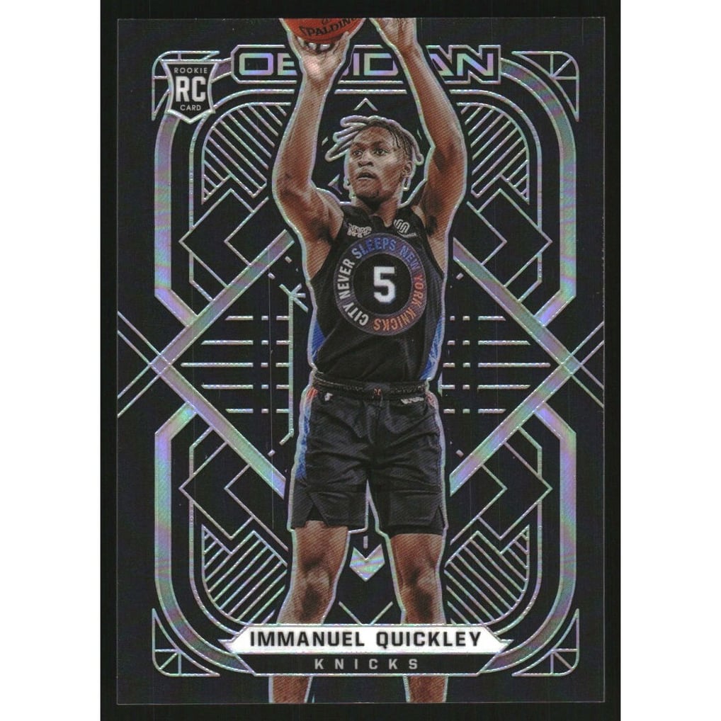 2020-21 Panini Obsidian #154 Immanuel Quickley RC