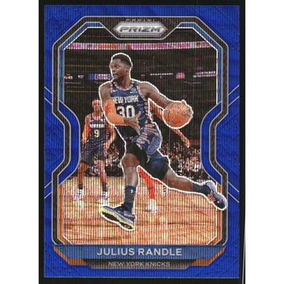 2020-21 Panini Prizm Prizms Blue Wave #54 Julius Randle