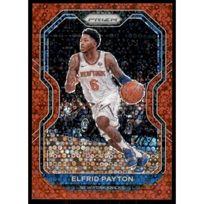 2020-21 Panini Prizm Prizms Fast Break Red #25 Elfrid Payton