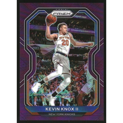 2020-21 Panini Prizm Prizms Purple #163 Kevin Knox II