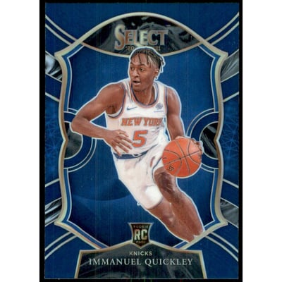 2020-21 Select Prizms Blue #85 Immanuel Quickley