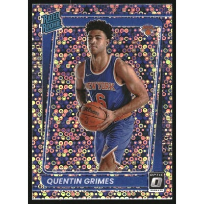 2021-22 Donruss Optic Fast Break Holo #166 Quentin Grimes
