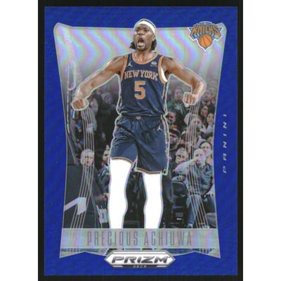 2023-24 Panini Prizm Deca Prizms Blue #143 Precious Achiuwa