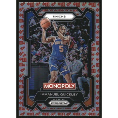 2023-24 Panini Prizm Monopoly Dice #60 Immanuel Quickley