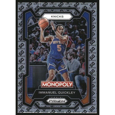 2023-24 Panini Prizm Monopoly Go #60 Immanuel Quickley
