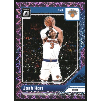 2024-25 Donruss Optic Pink Velocity #102 Josh Hart
