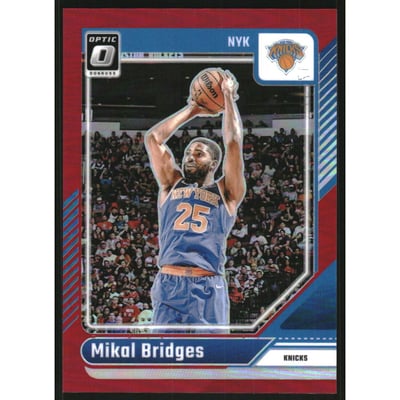 2024-25 Donruss Optic Red #217 Mikal Bridges