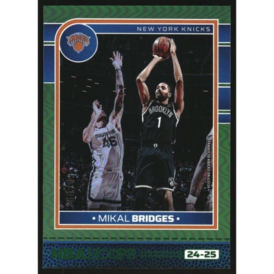 2024-25 Hoops Green #203 Mikal Bridges