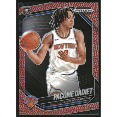 2024-25 Panini Prizm Black Prizms Basketball #208 Pacome Dadiet
