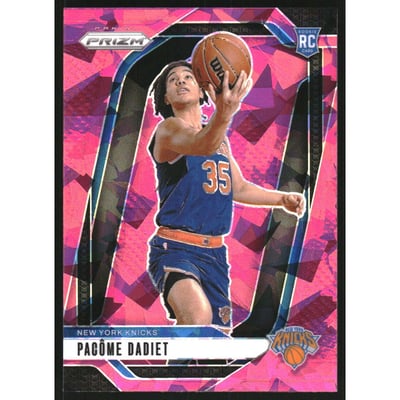 2024-25 Panini Prizm Prizms Pink Ice #259 Pacome Dadiet