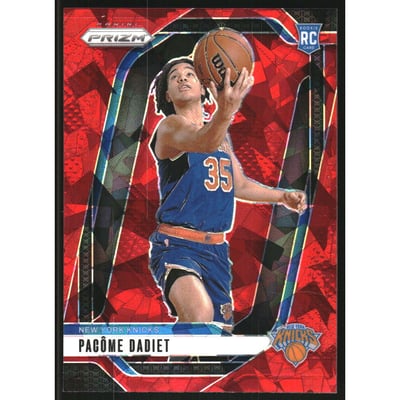 2024-25 Panini Prizm Prizms Red Ice #259 Pacome Dadiet
