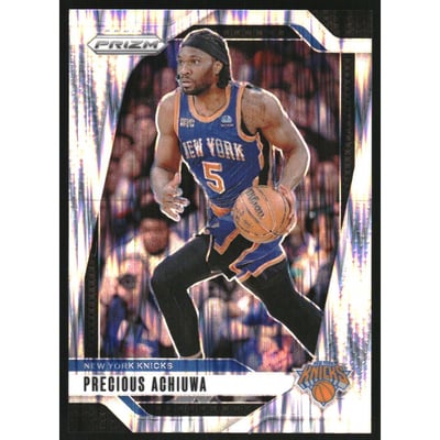 2024-25 Panini Prizm Prizms Skewed #42 Precious Achiuwa
