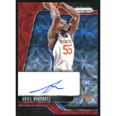 2024-25 Panini Prizm Rookie Signatures Prizms Choice #29 Ariel Hukporti