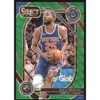 2024-25 Select Green Wave Prizms #204 Mikal Bridges
