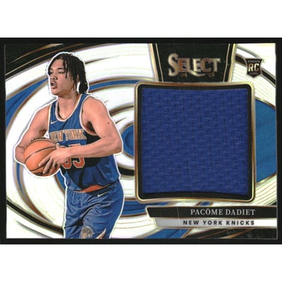 2024-25 Select Jumbo Rookie Swatches #6 Pacome Dadiet