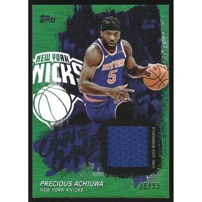 2025-26 Topps Own the Game Green Rainbow #OTGAPA Precious Achiuwa