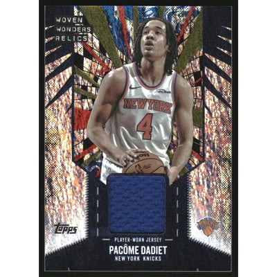2025-26 Topps Woven Wonders Relics Holo Foil #WWPD Pacome Dadiet
