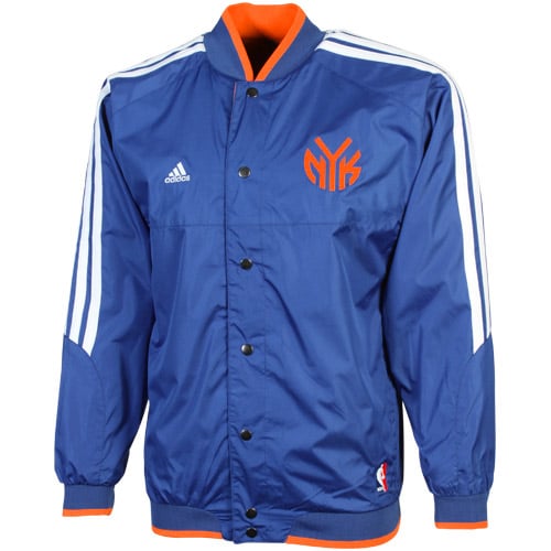 adidas New York Knicks Youth On Court Reversible Warmup Jacket