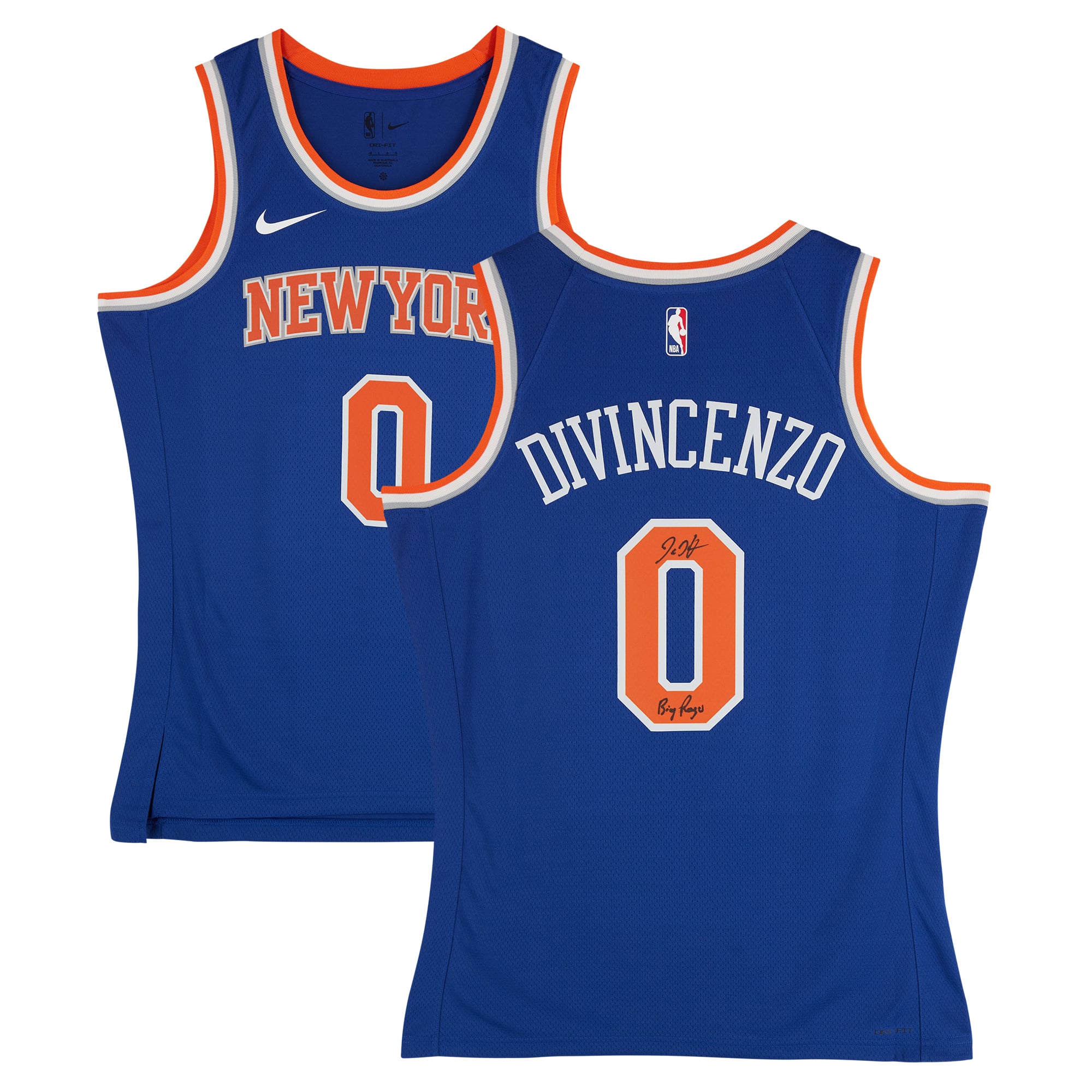 Donte DiVincenzo New York Knicks Autographed Fanatics Authentic 