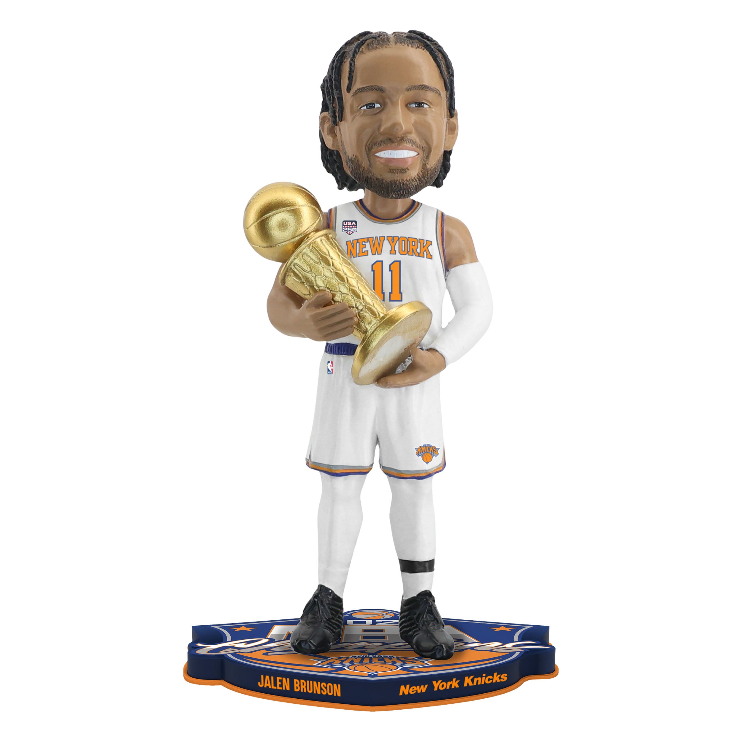 New York Knicks Jalen Brunson FOCO 2026 NBA Finals Champions 8
